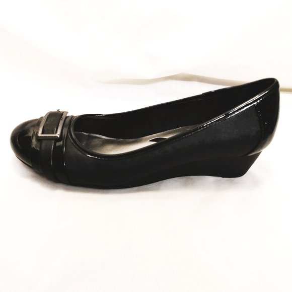 Anne Klein Sport Shoes With Wedge Heel-7M-Patent Leather/Material - Picture 3 of 16